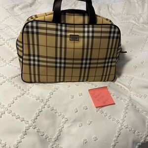 Burberry travel bag